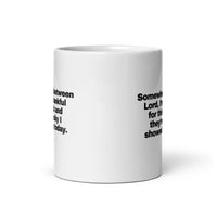 Somewhere between mug