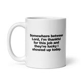 Somewhere between mug